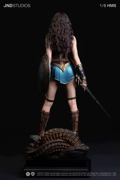 【售罄展示追加請私訊客服@toystationtw】Wonder Woman 神奇女俠 HMS系列 矽膠雕像 HMSK-001 X JND3