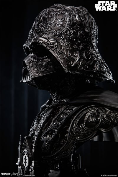 【售罄展示追加請私訊客服@toystationtw】星球大戰 黑武士 Darth Vader 達斯·維達 藝術胸像 200664 X Sideshow3