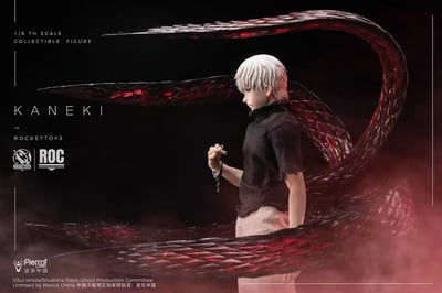 【售罄展示追加請私訊客服@toystationtw】東京喰種 1/6可動人偶 覺醒Ver. ROC-024 金木研 X Rocket Toys+皮樂中國 正版授權6