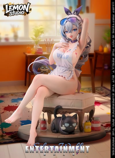 【預購】崩壞星穹鐵道 雙比例 塗鴉少女小狼-銀狼 X Lemon-Studio4