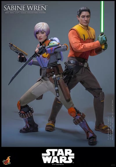 【預購】《星球大戰：義軍崛起》可動 莎賓·雷恩&埃茲拉·布里傑 X HOTTOYS(HT)10