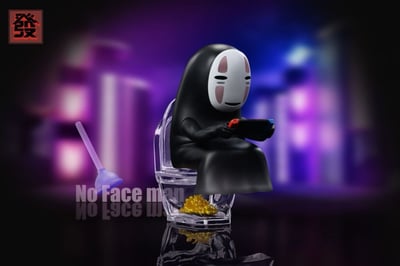 【現貨秒發】宮崎駿 桌面擺件系列 摸魚吐錢無臉男 X 發工作室5