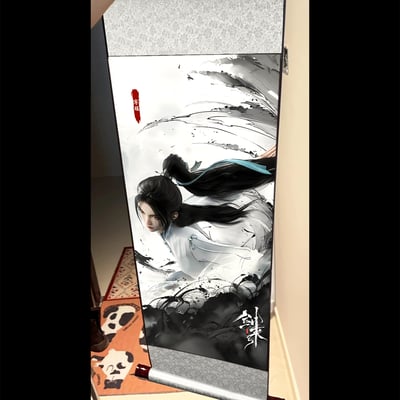 【預購】墨染 寧瑤卷軸畫 X 阿喵畫社2