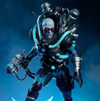 【售罄展示追加請私訊客服@toystationtw】Mr. Freeze 急凍先生 雕像 300930 X Sideshow1