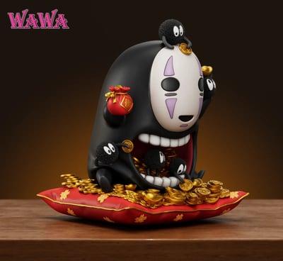 【現貨秒發】宮崎駿 招財無臉男2.0 X WAWA-Studio3