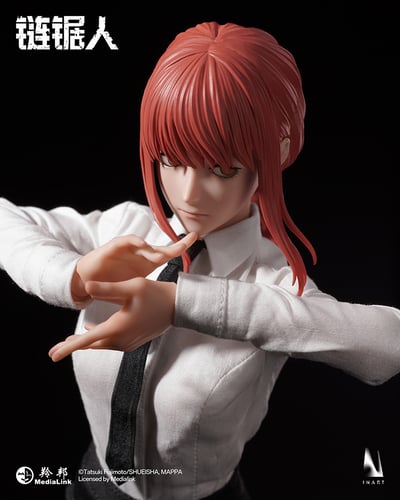 【售罄展示追加請私訊客服@toystationtw】《鏈鋸人》第一季 1/6收藏級可動人偶 真紀真 X INART2