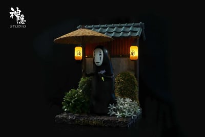 【售罄展示追加請私訊客服@toystationtw】宮崎駿 遇見系列 千與千尋-無臉男的雨夜心事 X 神隱工作室5