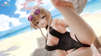 【預購】碧藍檔案 泳裝聖婭茶會三人組合 泳裝渚 X Haruhi-Studio11