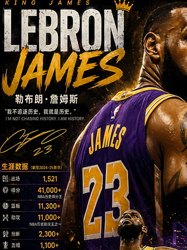 【預購】NBA《數據詹姆斯》裝飾畫&冰箱貼 X 巴洛克工作室5