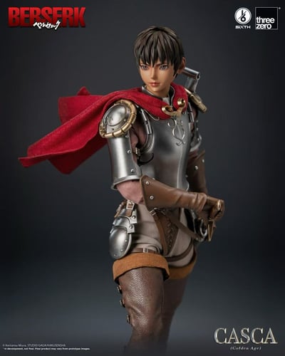 【售罄展示追加請私訊客服@toystationtw】劍風傳奇 可動人偶 3Z09370W0 黃金時代 卡思嘉 X Threezero7