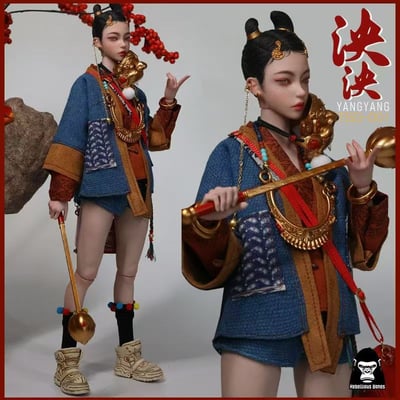 【售罄展示追加請私訊客服@toystationtw】時空少女系列 可動人偶 1/6長公主泱泱 TSG001 X 反骨模玩1