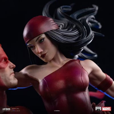 【售罄展示追加請私訊客服@toystationtw】Daredevil and Elektra 夜魔俠和艾麗卡 MARCAS143326-16 X Iron-Studio6
