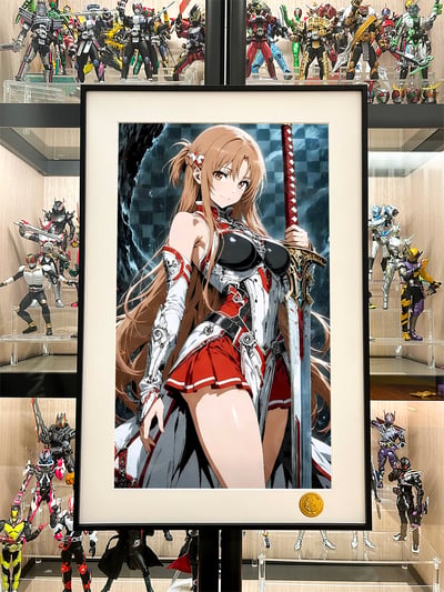 【預購】刀劍神域《巨劍亞絲娜》動漫裝飾畫 X 星空工作室2