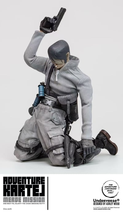 【售罄展示追加請私訊客服@toystationtw】Adventure Kartel 1/6系列 Cold Bugger Adventure Merde 標準單人版 X Underverse5