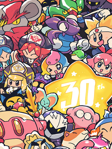 【預購】星之卡比《30周年卡比》動漫裝飾畫&冰箱貼 X 巴洛克工作室5