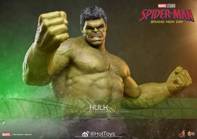 【售罄展示追加請私訊客服@toystationtw】《蜘蛛人：嶄新之日》浩克Hulk MMS905 X HOTTOYS3