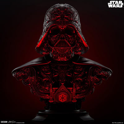【售罄展示追加請私訊客服@toystationtw】星球大戰 黑武士 Darth Vader 達斯·維達 藝術胸像 200664 X Sideshow6