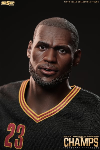【預購】NBA 十周年紀念版 1/6收藏級可動人偶套裝 RS騎士奪冠詹姆斯 X Reset-Studio16