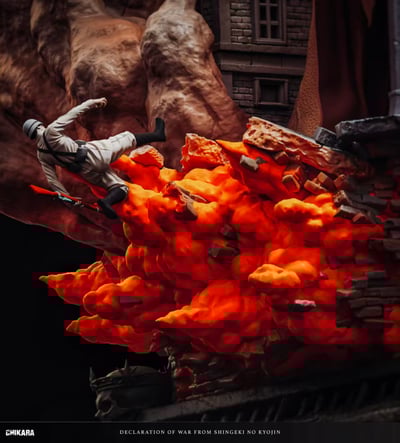 【預購】進擊的巨人 “宣戰” X CHIKARA力量7