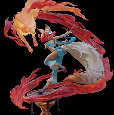 【預購】流火靈舞：阿璃 X xc星辰 正版授權1