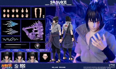 【預購】《火影忍者 疾風傳》1/6可動人偶 ROC-018 Sasuke宇智波佐助 X ROCKETTOYS3