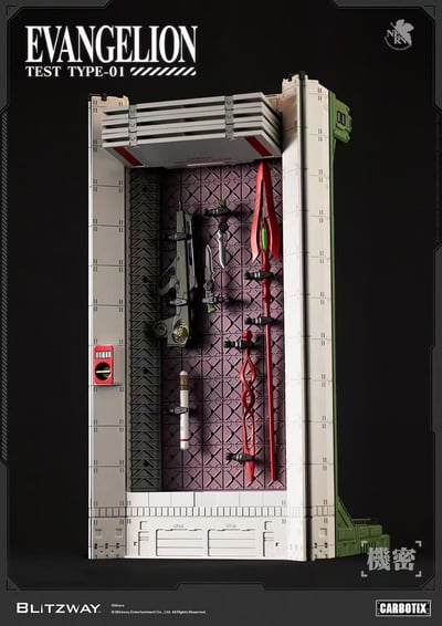 【預購】Eva新世紀福音戰士 可動人偶 BW-CA-11801&BW-CA-11802 Eva初號機 X BLITZWAY6