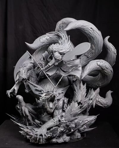 【預留】火影忍者 疾風傳 頂級收藏級場景雕像 宇智波斑 X RYU 正版授權9