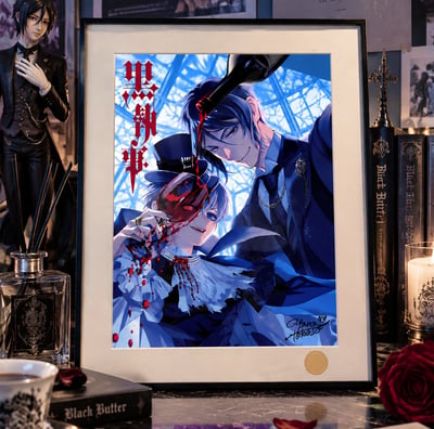 【預購】《黑執事20周年》動漫裝飾畫 X 星空工作室1