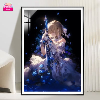 【預購】Fate 白禮服 劍葬玫瑰 吾王Saber X 阿喵畫社3