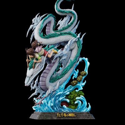 【預購】宮崎駿 千尋與白龍 X WAWA-Studio1