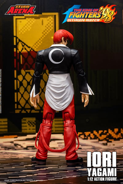 【售罄展示追加請私訊客服@toystationtw】拳皇98UM IORI YAGAMI 八神庵 KFSA04 X Storm Collectibles3