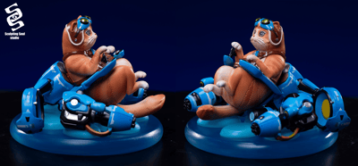 【預購】守望先鋒Overwatch 中了睡針的飛天貓 X Sculpting Soul塑魂工坊4