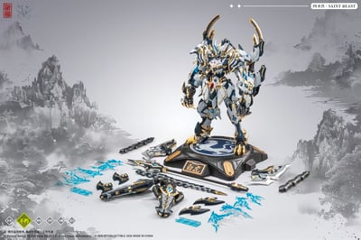 【售罄展示追加請私訊客服@toystationtw】白虎機甲武鬥版 CD-02U X 藏道模型11