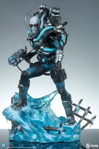 【售罄展示追加請私訊客服@toystationtw】Mr. Freeze 急凍先生 雕像 300930 X Sideshow6