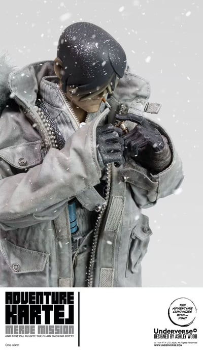 【售罄展示追加請私訊客服@toystationtw】Adventure Kartel 1/6系列 Cold Bugger Adventure Merde 標準單人版 X Underverse8
