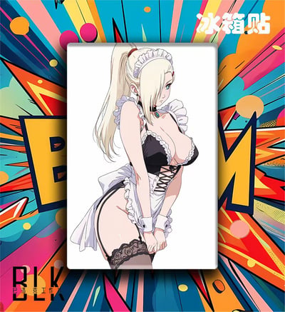 【預購】火影忍者《女仆井野》動漫裝飾畫&冰箱貼 X 巴洛克工作室4