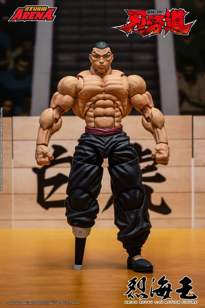 【預購】刃牙系列 烈海王 可動人偶 BHSA05 X Storm Collectibles2