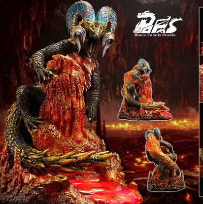 【預購】魔物獵人 絢輝龍 X BlackFatalis-Studio1