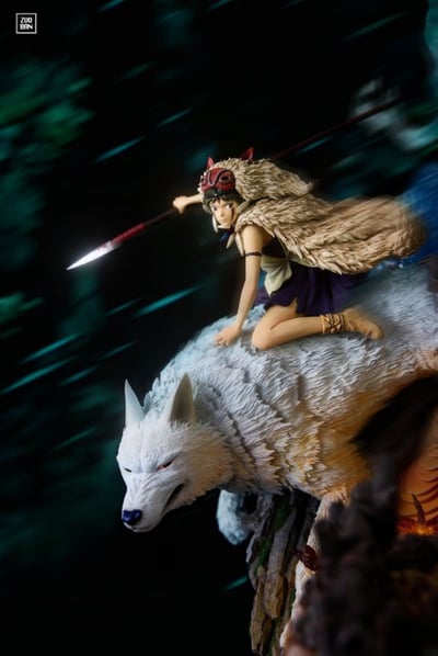 【現貨秒發】宮崎駿 魔法公主 美術館系列第三款1997 X 作伴ZUOBAN4