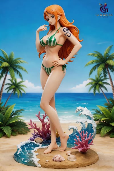 【售罄展示追加請私訊客服@toystationtw】海賊王 夏日Nami X Goddess-Studio3
