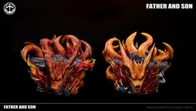 【現貨秒發】火影忍者 門神系列 漩渦鳴人 & 波風水門 波風湊 父子碰拳共鳴 X Surge巨浪模玩6