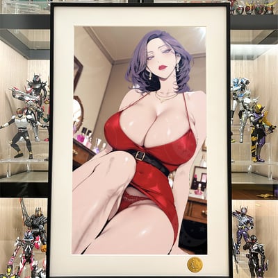 【預購】美麗新世界《紅花金美庭》動漫裝飾畫 X 星空工作室1