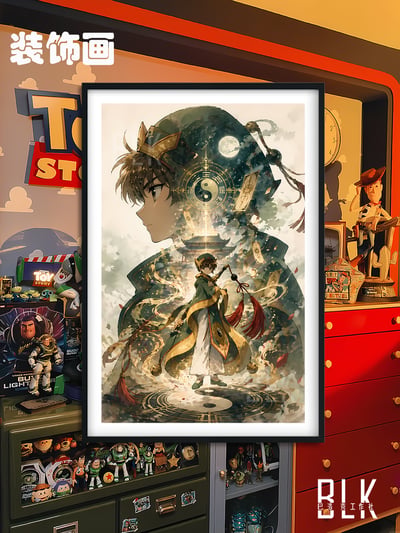 【預購】庫洛魔法使《小狼剪影》動漫裝飾畫&冰箱貼 X 巴洛克工作室6