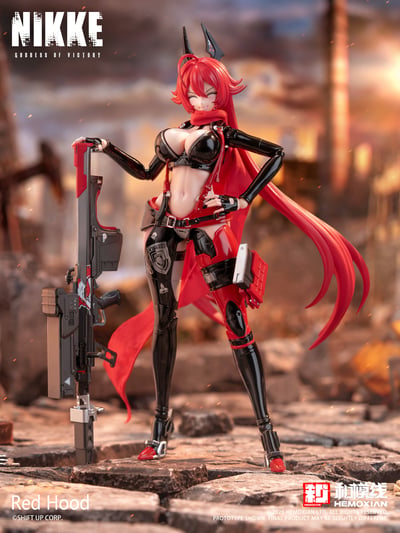 【售罄展示追加請私訊客服@toystationtw】NIKKE勝利女神 拼裝可動模型 小紅帽 X 和模線3