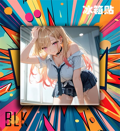 【預購】戀上換裝娃娃《教室喜多川》遊戲動漫裝飾畫&冰箱貼 X 巴洛克工作室3