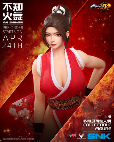 【預購】《拳皇14》收藏級可動人偶 不知火舞 X TriEagles+SNK2