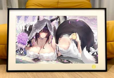 【預購】碧藍航線《躺姿武藏》遊戲動漫裝飾畫 X 星空工作室3