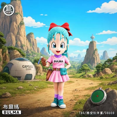 【預購】七龍珠 悟空夥伴篇009 布爾瑪 X ToyBirds(TBS)1