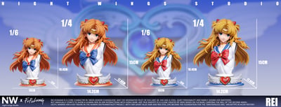 【售罄展示追加請私訊客服@toystationtw】Eva新世紀福音戰士 雙比例 雙版本 美少女綾波零 X Night Wing-Studio16