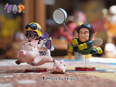 【售罄展示追加請私訊客服@toystationtw】怪博士與機器娃娃 阿拉蕾系列015 騎豬阿拉蕾 X TOR-Studio9